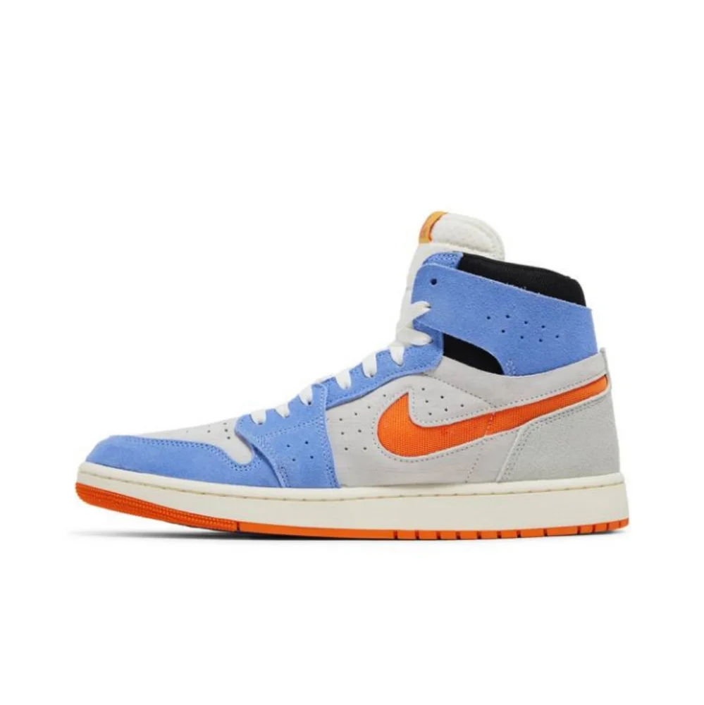Nike Air Jordan 1 Zoom Air CMFT 2 Men’s Size 9.5 Shoes Royal/Orange DV1307-184